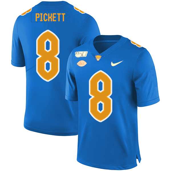 Pittsburgh Panthers 8 Kenny Pickett Blue 150th Anniversary Patch Nike College Football Jersey Dzhi,We sell and wholesale Pittsburgh Panthers 8 Kenny Pickett Blue 150th Anniversary Patch Nike College Football Jersey Dzhi on line form chian!